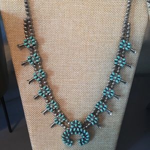 1940’s authentic vintage squashblossom zuni tribe